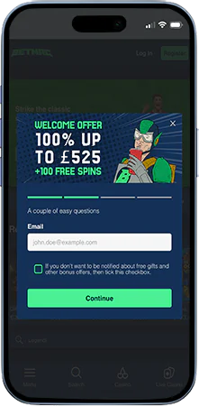 Email address field during Betmac account registration