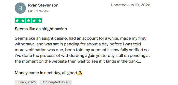 Review from Ryan Stevenson